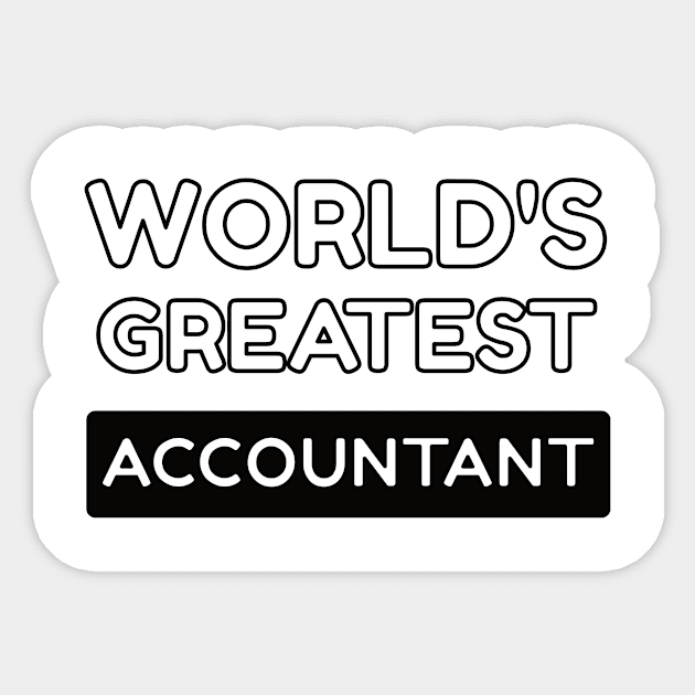 World's Greatest Accountant Sticker by emojiawesome